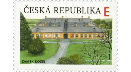 Zámek Kozel na známce