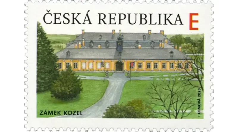 Zámek Kozel na známce