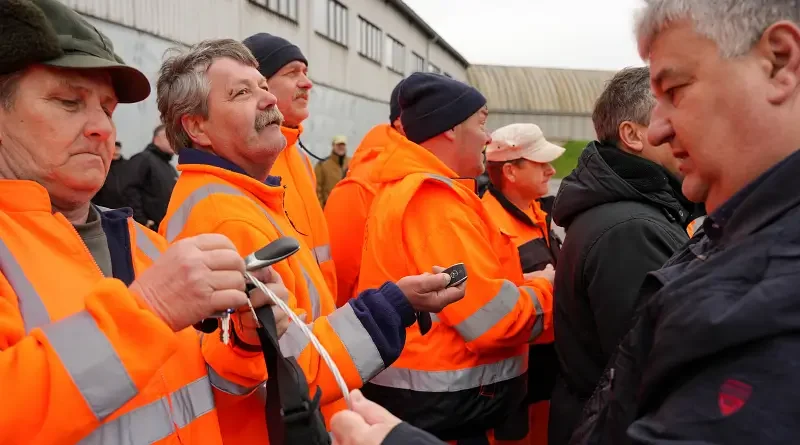 Předání vozidel údržby