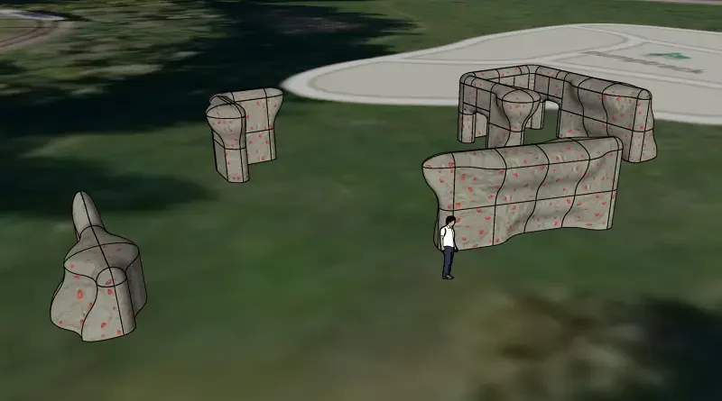 Vizualizace boulderingové stěny