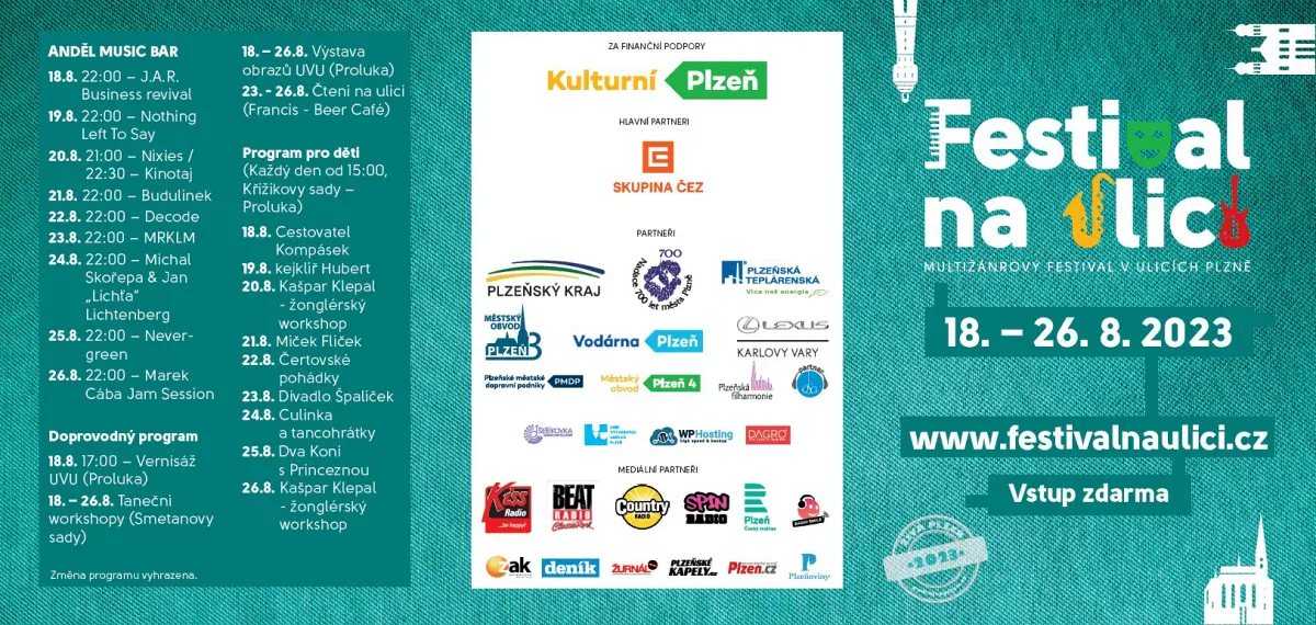 Festival na ulici 2023 - program