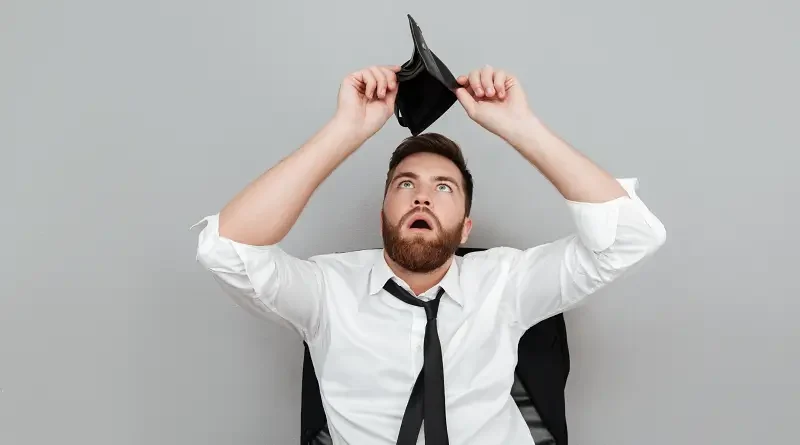 prázdná peněženka