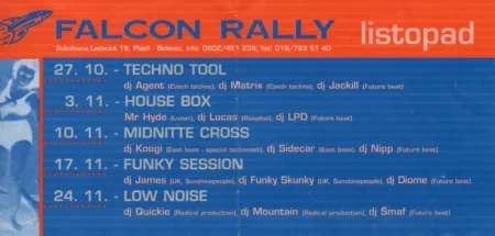 Faclon Rally - Sokolovna Bolevec