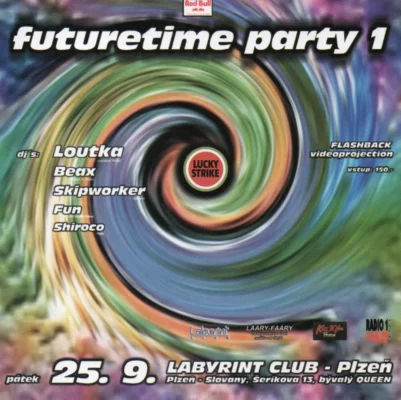 Futuretime Party v roce 1999 v klubu Labyrint