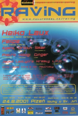 Raving na louce u sv. Jiří v roce 2001