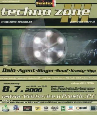 Techno Zone 3 v roce 2000 v Příchovicích
