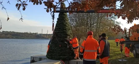 Strom na přehradě Plzeň