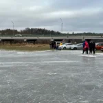 Kluziště na louce v Dobřanech