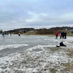 Kluziště na louce v Dobřanech