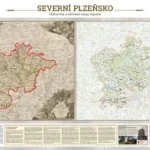 Mapa severního Plzeňska