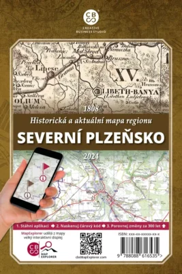 Mapa severního Plzeňska