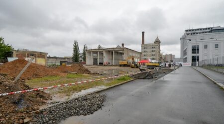 Parkovací dům na Světovaru - zahájení stavby