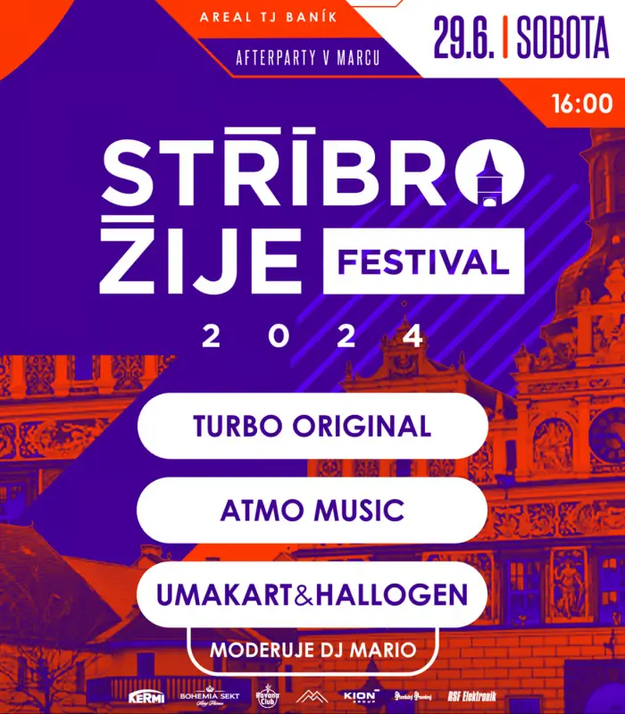 Stříbro žije - leták