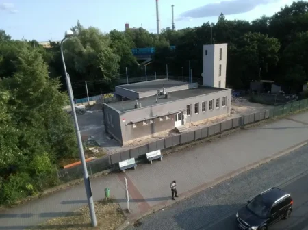 Hasičká stanice na Skvrňanech