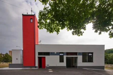 Hasičká stanice na Skvrňanech