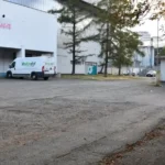 Prostor před zimním stadionem