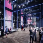 Přízemí – pohled ke schodišti do galerie