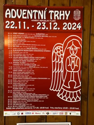 Adventní trhy Plzeň 2024