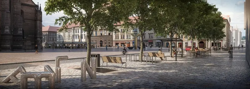 Návrh náměstí Republiky