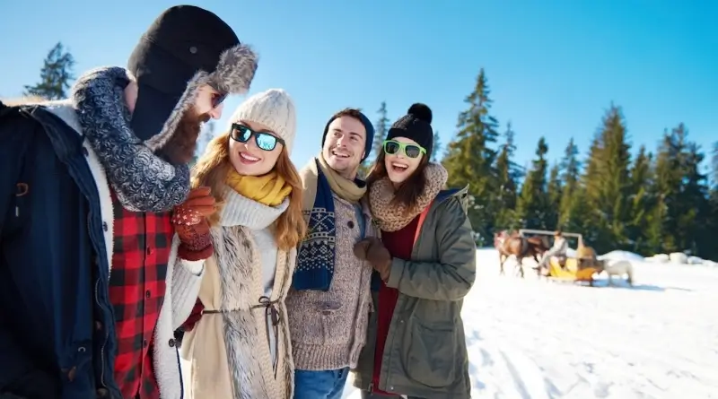 sluneční brýle v zimě