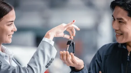 Předání klíčů od vozidla