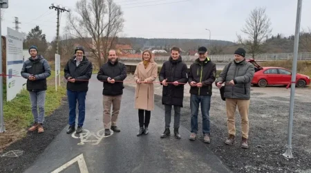 Cyklostezka ve Starém Plzenci