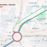 Schéma uzavírek a objízdných tras