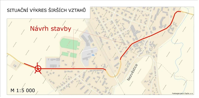 Nezvěstice oprava vozovky