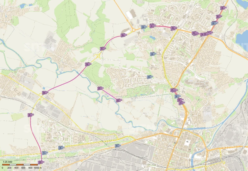 Úsekové měření rychlosti