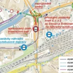 Schéma objízdných tras